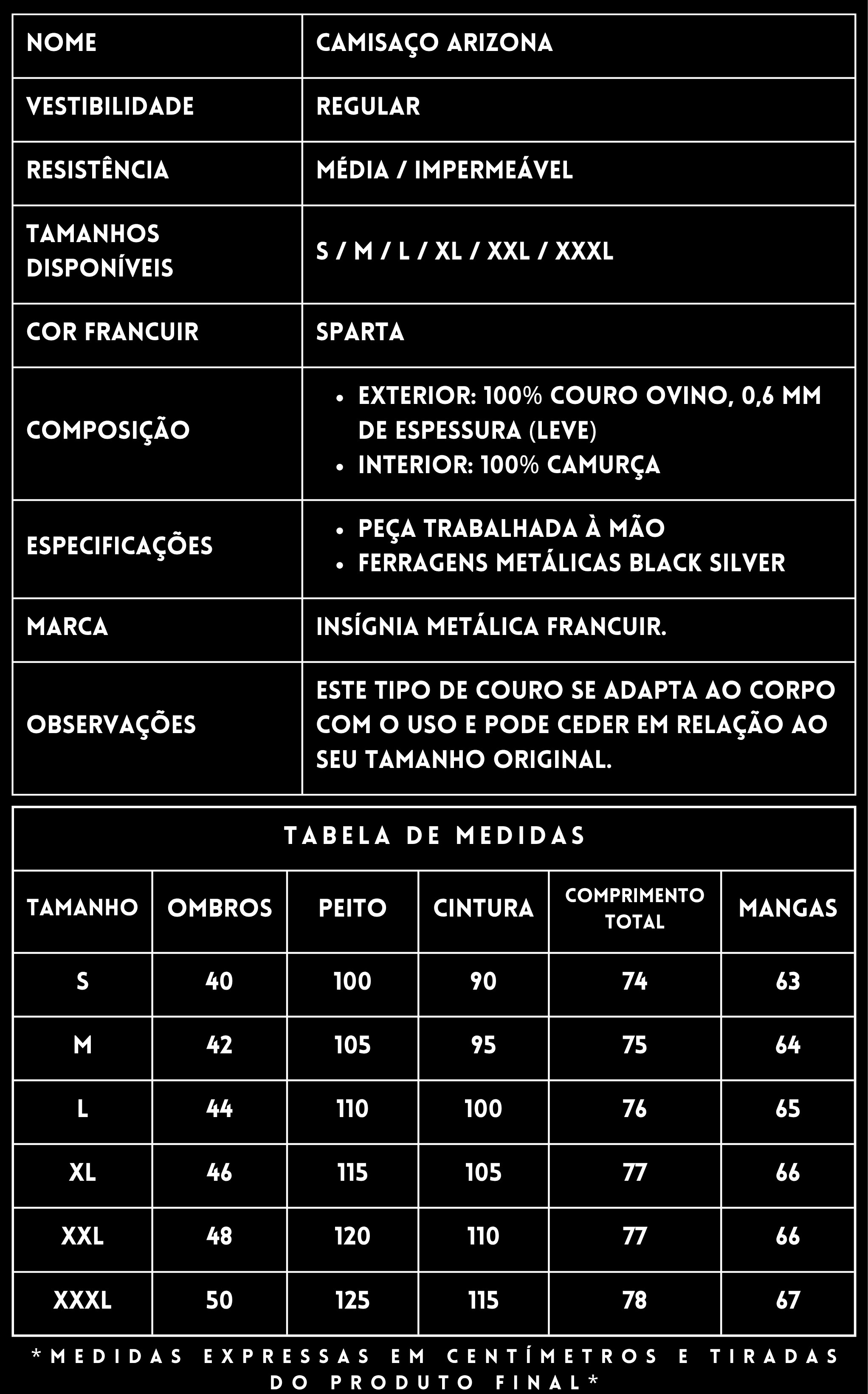 Camisaco Arizona FRANCUIR